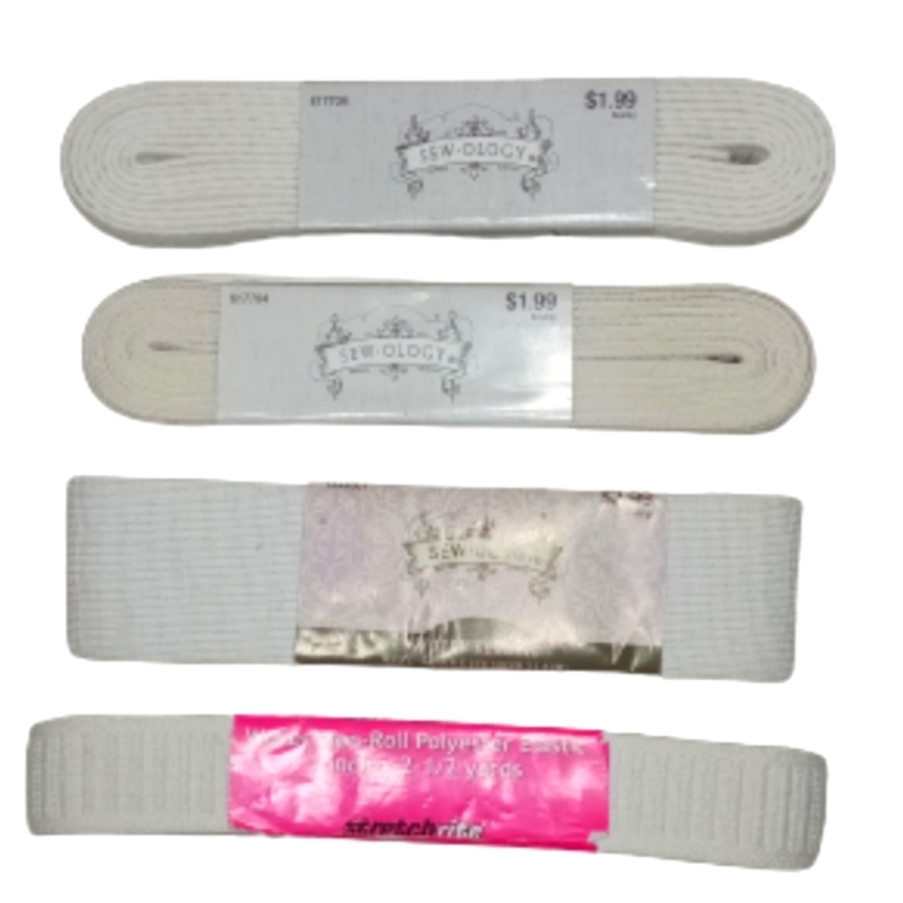 Woven Non-Rolling Sewing Elastic Waistband Bundle